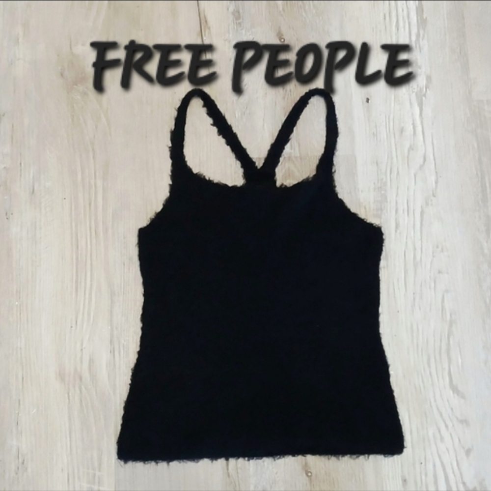 FREE PEOPLE Fuzzy Camisole Tank Top. Great worn alone or layered! Small